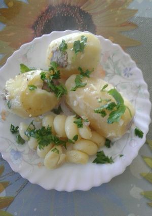 Картопля фарширована фаршем