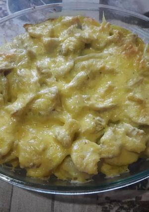Картопляна запіканка з куркою