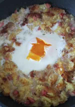 Картопляна бабка на пательні