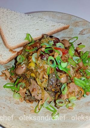 Квасоля з телятиною