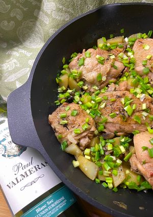 Кокован - курка у білому вині