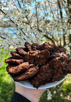 Котлети з телячої печінки та фаршем свинини