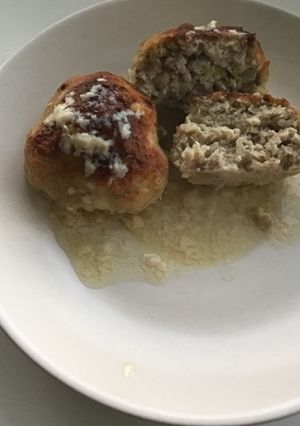 Котлети з м’яса курки та з сиром