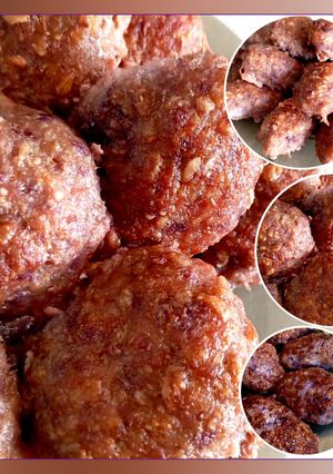 Котлети свинні з червоною капустою і вівсянкою, запечені в духовці