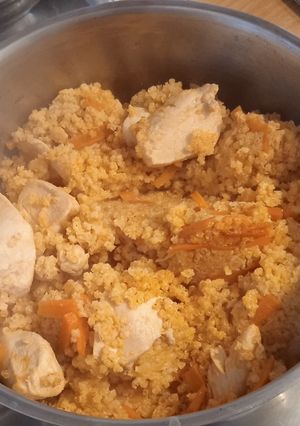 Куліш з курячим м'ясом