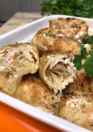Крученики по-волинськи з квашеною капустою