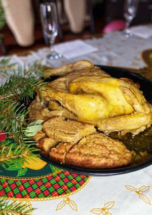 Курка (качка) начинена