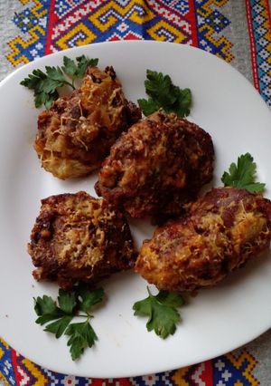 Крученики зі свинячої печінки