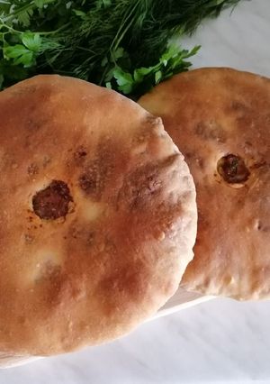 Кубдарі. Коржики з м'ясом