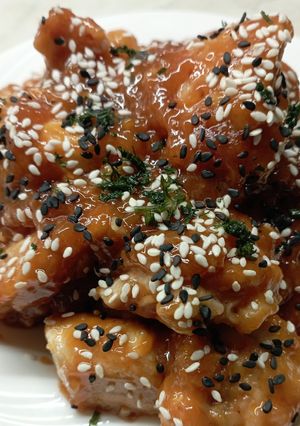 Курка в кисло-солодкою у соусі