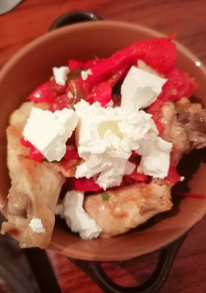 Курка з соусом