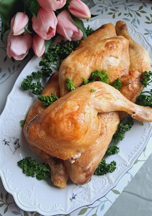 Курка на маслі