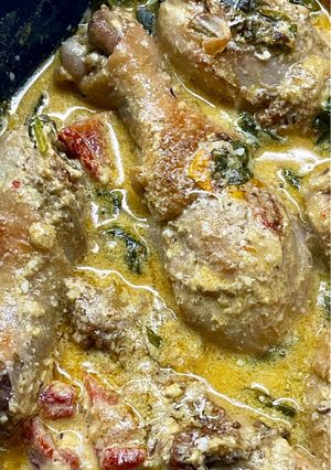 Курка по-тосканськи в кремовому соусі