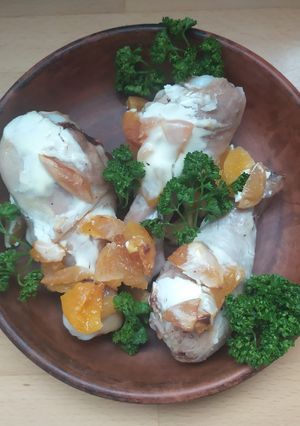 Курочка з курагою