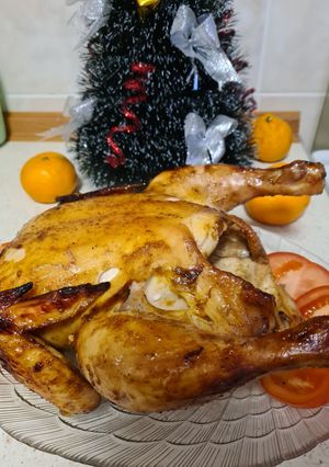 Курочка запеченная на банке пива