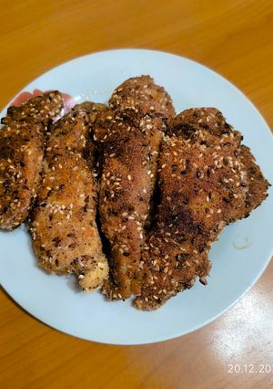 Куряче філе, смажене в паніровці