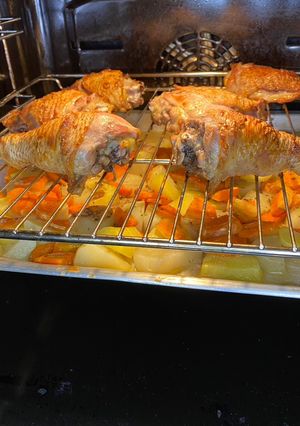 Курочка з овочами