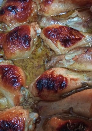 Курячі гомілки в імбирно-медовому гірчичному соусі