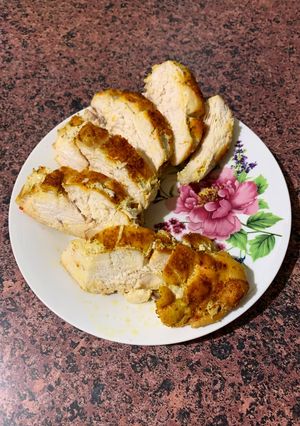 Куряче філе приготовлене в духовці,в рукаві.