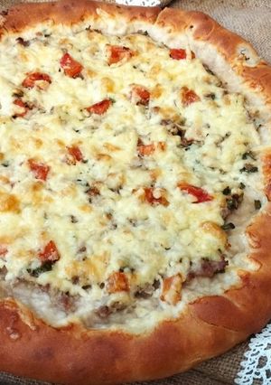 Кіш з м'ясом