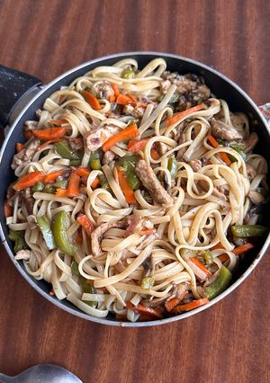 Локшина Удон з соусом теріякі