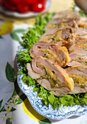 Лінивий курячий рулет