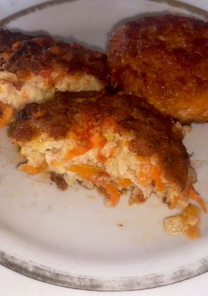 Морквяно-м’ясні котлети