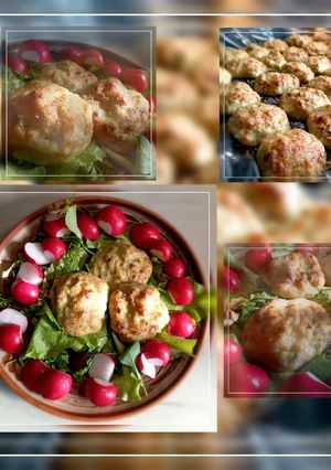 Молочні котлети з цибулею порей