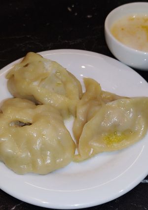 Манти зі свинини на пару