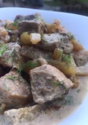 М‘ясо з фенхелем та вершковим сиром