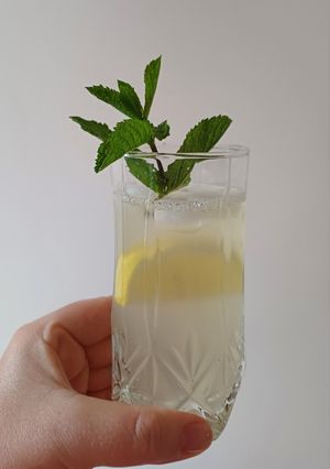 Домашній лимонад з м'ятою та імбирем