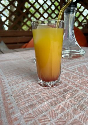 Коктейль “Tequila sunrise 70th”