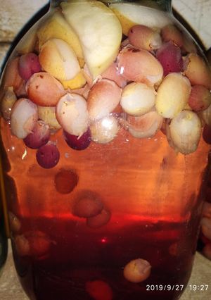 Компот яблоко-виноград