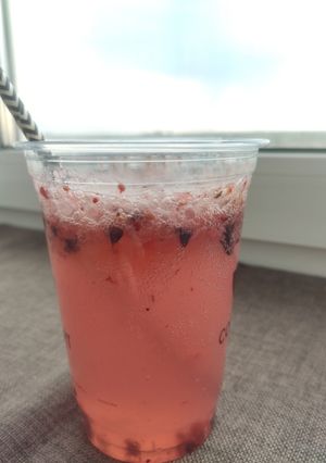 Лимонад з порічки та чорної смородини