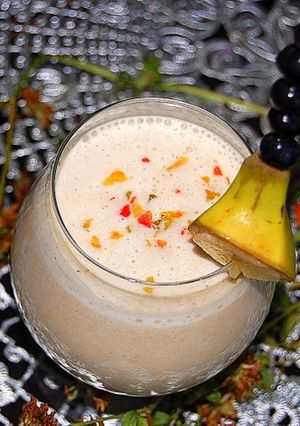 Медовий напій із ряжанки та банану на Новий рік