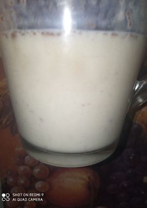 Молочний коктель на кокосовому молоці з бананом та какао