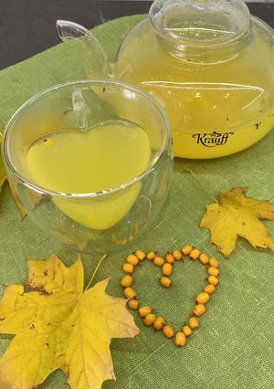 Обліпиховий чай з апельсином