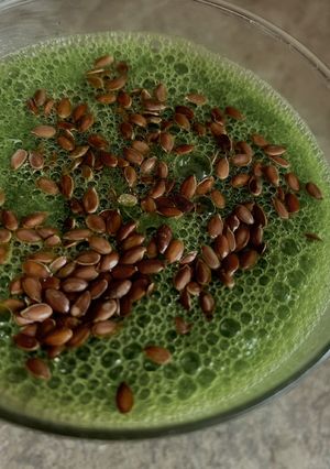 Смузі зелений з льоном