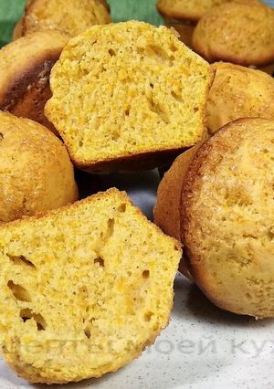 Тыквенные кексы к чаю