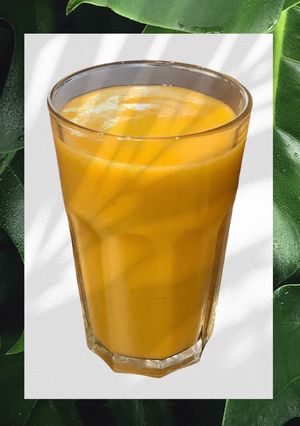 Смузі хурма+банан (або яблуко)