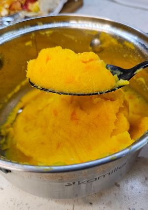 Жовте пюре (гарбуз+картопля+морква)