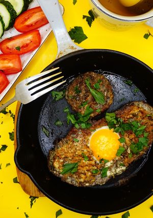 Грінка-яєчня для сніданку