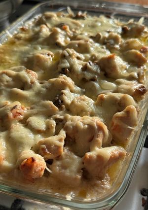 Жульєн з куркою, грибами та вершками (Кето/ПХ)