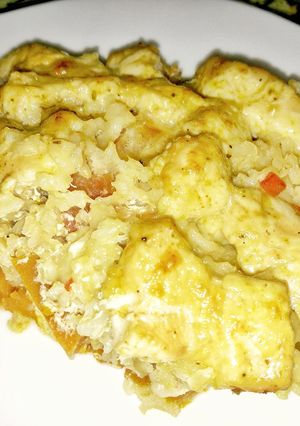 Запіканка з куркою та гарбузом