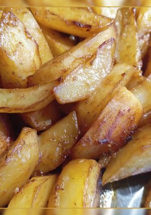 Запечена картопля в маринаді з кетчупу