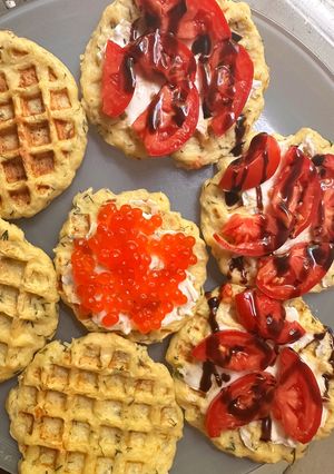 Кабачкові вафлі на сніданок