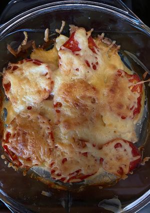 Картопля з грудкою в духовці