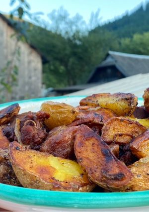 Картопля на диску (пательні)