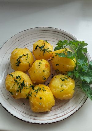 Картопля на пательні