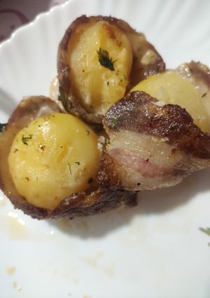 Картопля в беконі